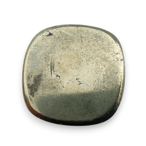 Piryt kaboszon fasetowany 25x24 mm nr 14 Piryt kaboszon fasetowany 25x24 mm nr 14