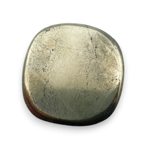 Piryt kaboszon fasetowany 25x24 mm nr 31 Piryt kaboszon fasetowany 25x24 mm nr 31