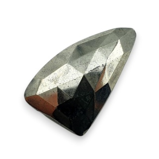 Piryt kaboszon fasetowany 26x16 mm nr 17
