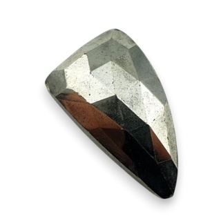 Piryt kaboszon fasetowany 26x16 mm nr 17