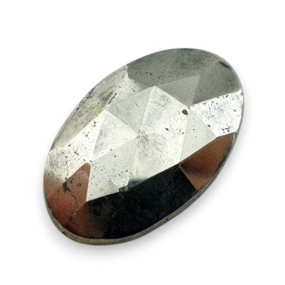 Piryt kaboszon fasetowany 26x17 mm nr 44