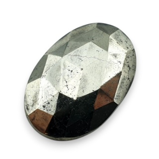 Piryt kaboszon fasetowany 26x18 mm nr 5