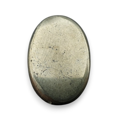 Piryt kaboszon fasetowany 26x18 mm nr 5 Piryt kaboszon fasetowany 26x18 mm nr 5