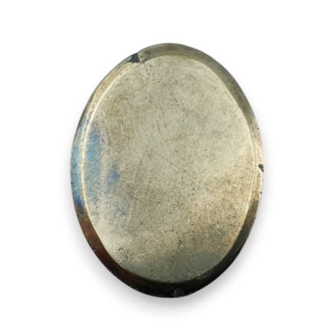 Piryt kaboszon fasetowany 26x19 mm nr 48 Piryt kaboszon fasetowany 26x19 mm nr 48