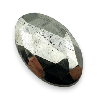 Piryt kaboszon fasetowany 27x17 mm nr 20