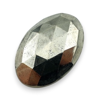 Piryt kaboszon fasetowany 27x18 mm nr 11