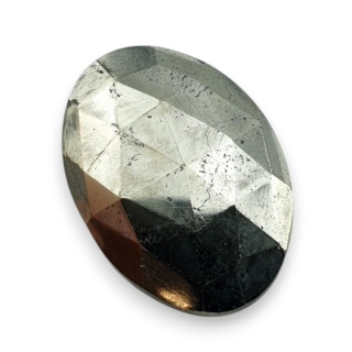 Piryt kaboszon fasetowany 27x19 mm nr 46
