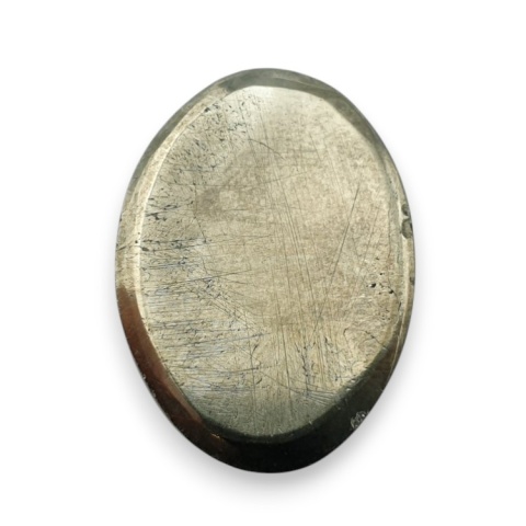 Piryt kaboszon fasetowany 27x19 mm nr 46 Piryt kaboszon fasetowany 27x19 mm nr 46