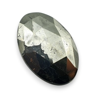 Piryt kaboszon fasetowany 28x18 mm nr 23