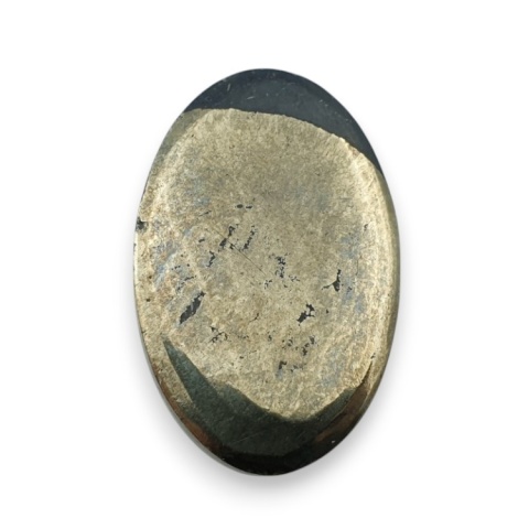 Piryt kaboszon fasetowany 28x18 mm nr 37 Piryt kaboszon fasetowany 28x18 mm nr 37