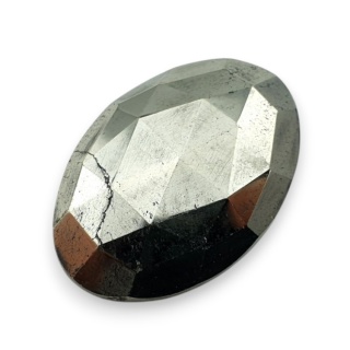 Piryt kaboszon fasetowany 28x19 mm nr 38