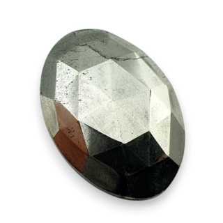 Piryt kaboszon fasetowany 28x19 mm nr 38