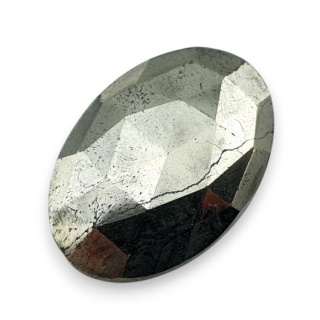 Piryt kaboszon fasetowany 28x19 mm nr 39