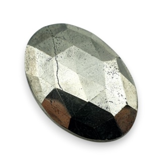 Piryt kaboszon fasetowany 28x19 mm nr 39