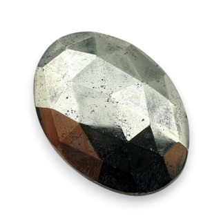 Piryt kaboszon fasetowany 28x20 mm nr 45