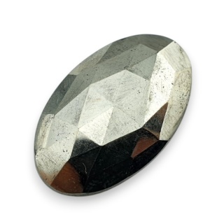 Piryt kaboszon fasetowany 29x18 mm nr 19