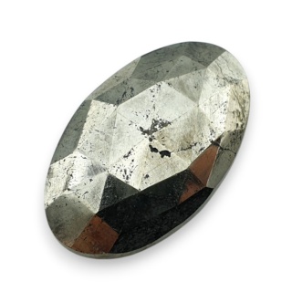 Piryt kaboszon fasetowany 30x18 mm nr 8