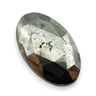 Piryt kaboszon fasetowany 30x18 mm nr 8