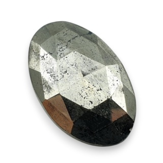 Piryt kaboszon fasetowany 30x19 mm nr 10