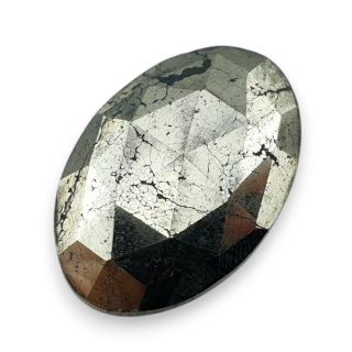 Piryt kaboszon fasetowany 30x20 mm nr 18
