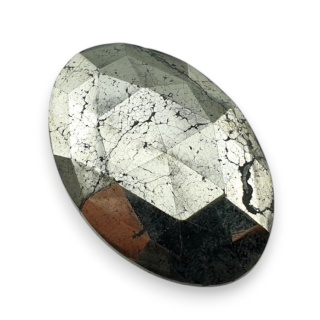 Piryt kaboszon fasetowany 30x20 mm nr 18