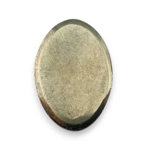 Piryt kaboszon fasetowany 30x20 mm nr 4 Piryt kaboszon fasetowany 30x20 mm nr 4