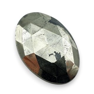 Piryt kaboszon fasetowany 31x21 mm nr 26