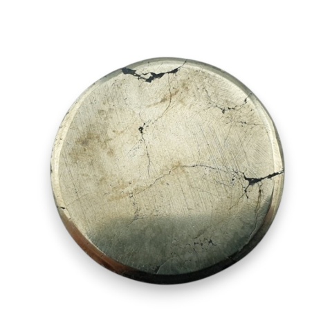 Piryt kaboszon fasetowany fi 28 mm nr 2 Piryt kaboszon fasetowany fi 28 mm nr 2