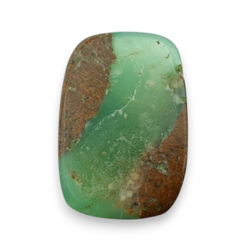 Chryzopraz kaboszon fasetowany 26x18 mm nr 6 Chryzopraz kaboszon fasetowany 26x18 mm nr 6