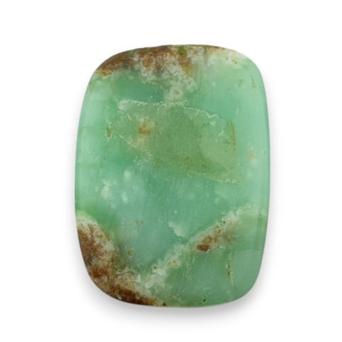 Chryzopraz kaboszon fasetowany 27x20 mm nr 9 Chryzopraz kaboszon fasetowany 27x20 mm nr 9