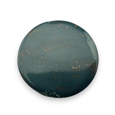 Heliotrop kaboszon fasetowany fi 28 mm nr 14 Heliotrop kaboszon fasetowany fi 28 mm nr 14