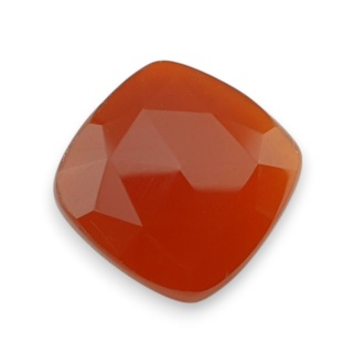 Karneol kaboszon fasetowany 18x17 mm nr 79