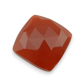 Karneol kaboszon fasetowany 20x20 mm nr 63