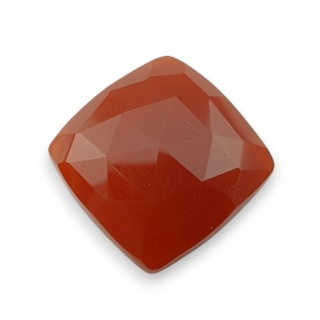 Karneol kaboszon fasetowany 20x20 mm nr 63