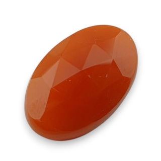 Karneol kaboszon fasetowany 22x15 mm nr 86
