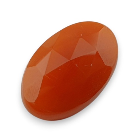 Karneol kaboszon fasetowany 22x15 mm nr 86 Karneol kaboszon fasetowany 22x15 mm nr 86