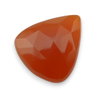 Karneol kaboszon fasetowany 22x19 mm nr 85