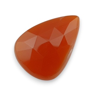 Karneol kaboszon fasetowany 23x16 mm nr 83