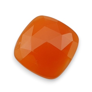 Karneol kaboszon fasetowany 23x22 mm nr 71