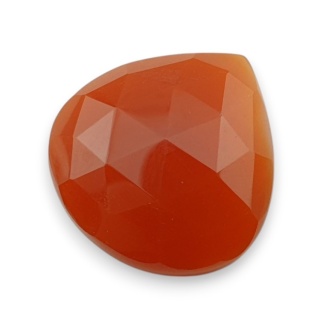 Karneol kaboszon fasetowany 24x23 mm nr 81