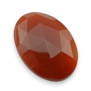 Karneol kaboszon fasetowany 25x18 mm nr 77
