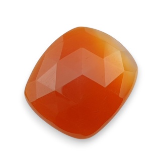 Karneol kaboszon fasetowany 25x21 mm nr 74