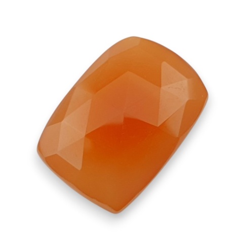 Carnelian faceted cabochon 26x18 mm no 59 Carnelian faceted cabochon 26x18 mm no 59