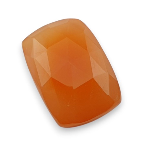 Carnelian faceted cabochon 26x18 mm no 59 Carnelian faceted cabochon 26x18 mm no 59