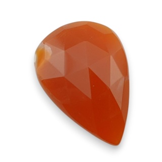 Karneol kaboszon fasetowany 27x19 mm nr 65