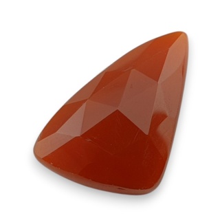 Karneol kaboszon fasetowany 28x17 mm nr 80