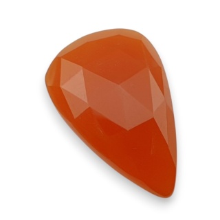Karneol kaboszon fasetowany 28x18 mm nr 73