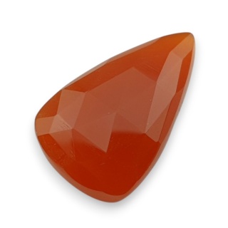 Karneol kaboszon fasetowany 29x18 mm nr 52
