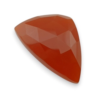 Karneol kaboszon fasetowany 29x19 mm nr 49
