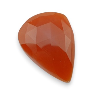 Karneol kaboszon fasetowany 29x21 mm nr 57